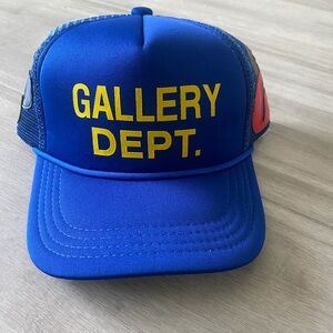 Gallery Dept Navy and Gold Trucker Hat